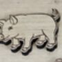 Wooden Farm Set Cake Charms, Wooden Animal Cake Set, thumbnail 3 of 3