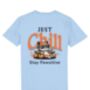 Just Chill Stay Pawsitive Unisex Graphic T Shirt, thumbnail 8 of 10