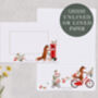 A5 Postman Fox Letter Writing Paper And Envelopes, thumbnail 1 of 7