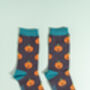 Halloween Pumpkin Bamboo Socks, thumbnail 3 of 7