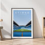 Manchester City Etihad Stadium Mcfc Poster, thumbnail 1 of 8