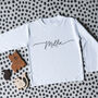 Personalised Delicate Script Toddler T Shirt, thumbnail 2 of 12