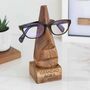 Personalised Wooden Engraved Mens Glasses Stand, thumbnail 1 of 6