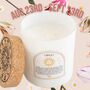 Virgo Star Sign Gemstone Scented Candle Gift, thumbnail 5 of 5