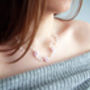 Sterling Silver Pastel Floral Necklace, thumbnail 1 of 3
