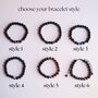 Courage Bracelet For Him – Stretch Crystal Bracelet, 6mm Beads, thumbnail 2 of 12