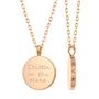 Personalised Zodiac Constellation Coin Necklace, thumbnail 9 of 12
