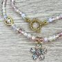 Pearl Daisy And Rainbow Necklace, thumbnail 7 of 12