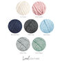 Basketweave Stitch Blanket Easy Knitting Kit, thumbnail 6 of 6