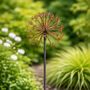 Rusty Metal Allium Garden Ornament, thumbnail 1 of 8