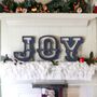 Home Christmas Decorations Joy Carnival Letters, thumbnail 1 of 4