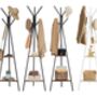 Freestanding Coat Rack Hall Tree Stand, thumbnail 9 of 9