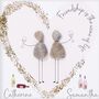 Personalised Best Friend Glitter Pebble Picture, thumbnail 3 of 3
