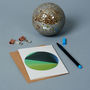Circular Light Print Greeting Card, thumbnail 1 of 2