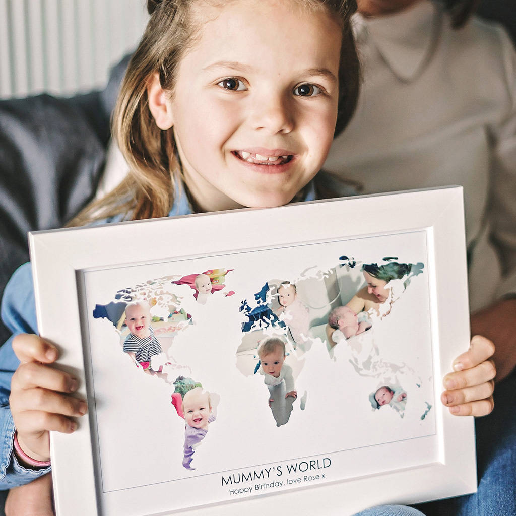 Personalised Mum's World Photo Gift Map, 1 of 12