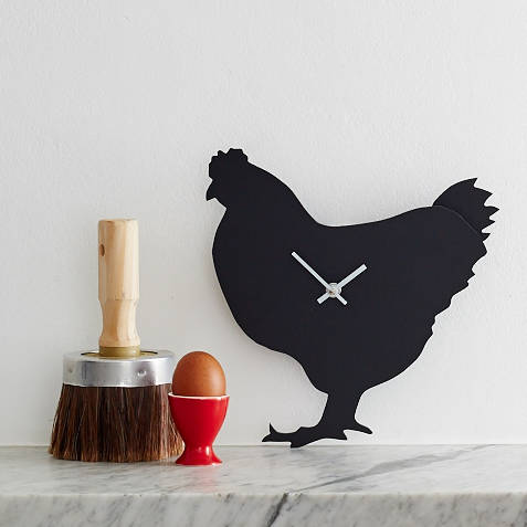 Chicken Clock With Wagging Tail, 1 of 3