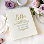 Personalised 50th Golden Anniversary Album, thumbnail 3 of 7
