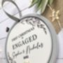 First Christmas Engaged Personalised Decoration, thumbnail 2 of 3