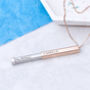Personalised Secret Message Bar Necklace, thumbnail 7 of 9