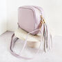 Billie Leather Box Bag Pale Lilac, thumbnail 4 of 4