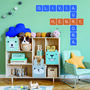Personalised Fabric Letter Wall Tiles, thumbnail 2 of 6