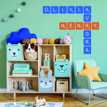 Personalised Fabric Letter Wall Tiles, 2 of 6