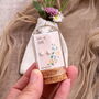 Terrarium Bottle 'Lots Of Love' Flower Pearl Earrings, thumbnail 2 of 7