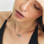 Personalised Silver Dome Link Necklace, thumbnail 6 of 8