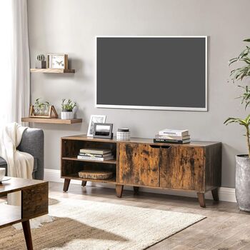 Tv Stand Cabinet For 65 Inch Tv Adjustable Shelves, 2 of 12