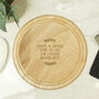 Personalised Christmas Wreath Wooden Chopping Board, thumbnail 3 of 4