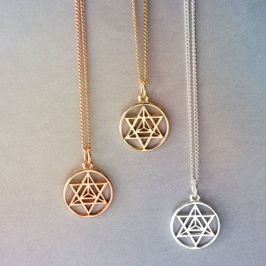 geometric elements necklace by j&s jewellery | notonthehighstreet.com