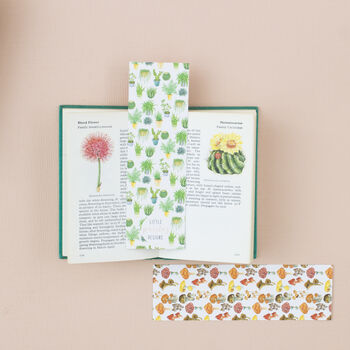 Mushrooms And Plants Reversible Bookmark, 5 of 6