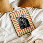 Personalised Wedding Photograph Print With Stripe Border, thumbnail 9 of 12