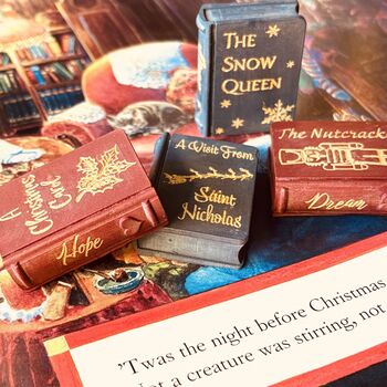 The Little Christmas Bookshelf Luxury Wax Melt Gift Box, 3 of 10