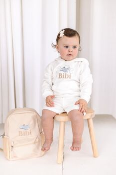 Child's Personalised Embroidered Holiday Hoodie The Perfect Airport Outfit, 4 of 12