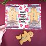 Large Gingerbread Men Valentine's Day Cards, thumbnail 2 of 7