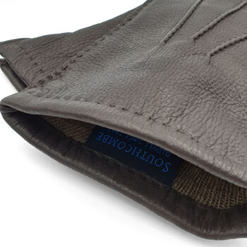 Northay. Men's Deerskin And Cashmere Gloves, 8 of 9