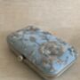 Blue Embroidered Rectangular Clutch Bag, thumbnail 4 of 9