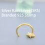 Tiny Moon And Star Cz Huggie Hoop Earrings, thumbnail 8 of 11