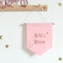Pink Personalised Room Banner Girls Decor, thumbnail 5 of 7