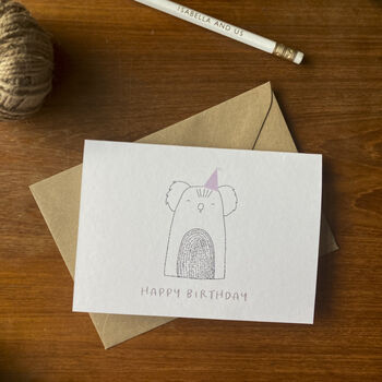 Happy Birthday Koala Card, 2 of 5