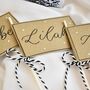 Personalised Birthday Cake Flag Topper Decoration, thumbnail 7 of 8