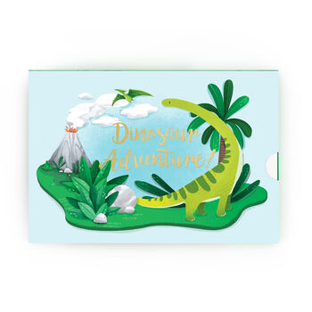 Dinosaur Adventure Music Box Card, 2 of 6