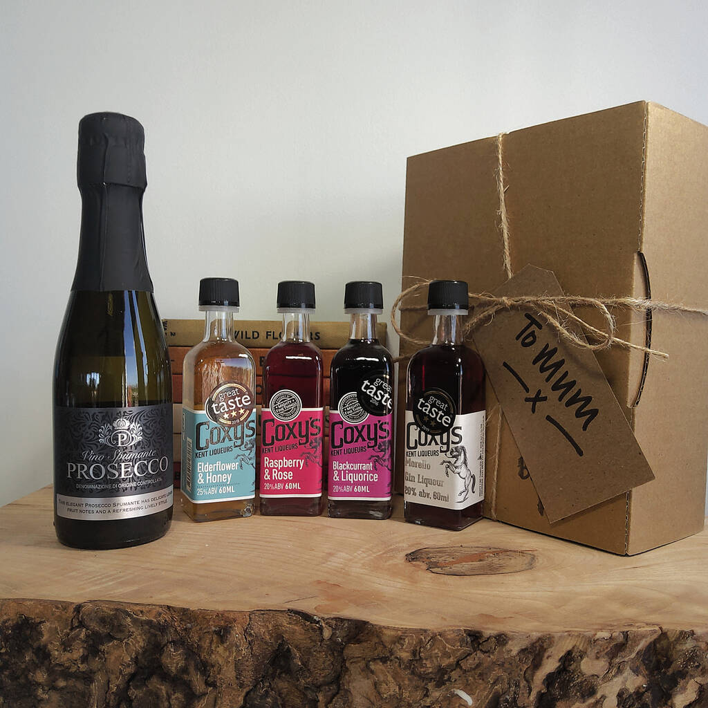 Coxy's Prosecco Bellini Gift Set By