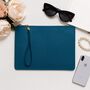 Personalised Leather Pouch Clutch Bag, thumbnail 6 of 12