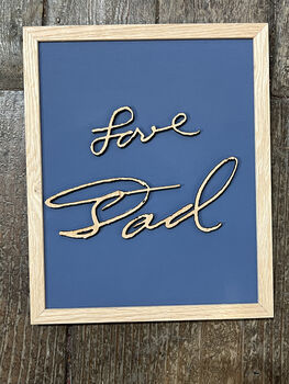 Bespoke Handwriting Wooden Wall Art, 9 of 9