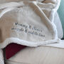 Personalised Maternity Mummy And Me Neutral Blanket, thumbnail 3 of 11