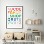 Multicoloured Uppercase Alphabet Print, thumbnail 1 of 7