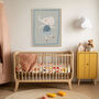 Ballerina Elephant Nursery Art Print, thumbnail 1 of 4