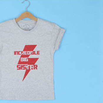 'Incredible Big Sister' Announcement Kids T Shirt, 2 of 4
